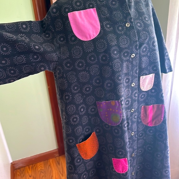 VINTAGE Marimekko Pocket Dress, Size M - Picture 2 of 6